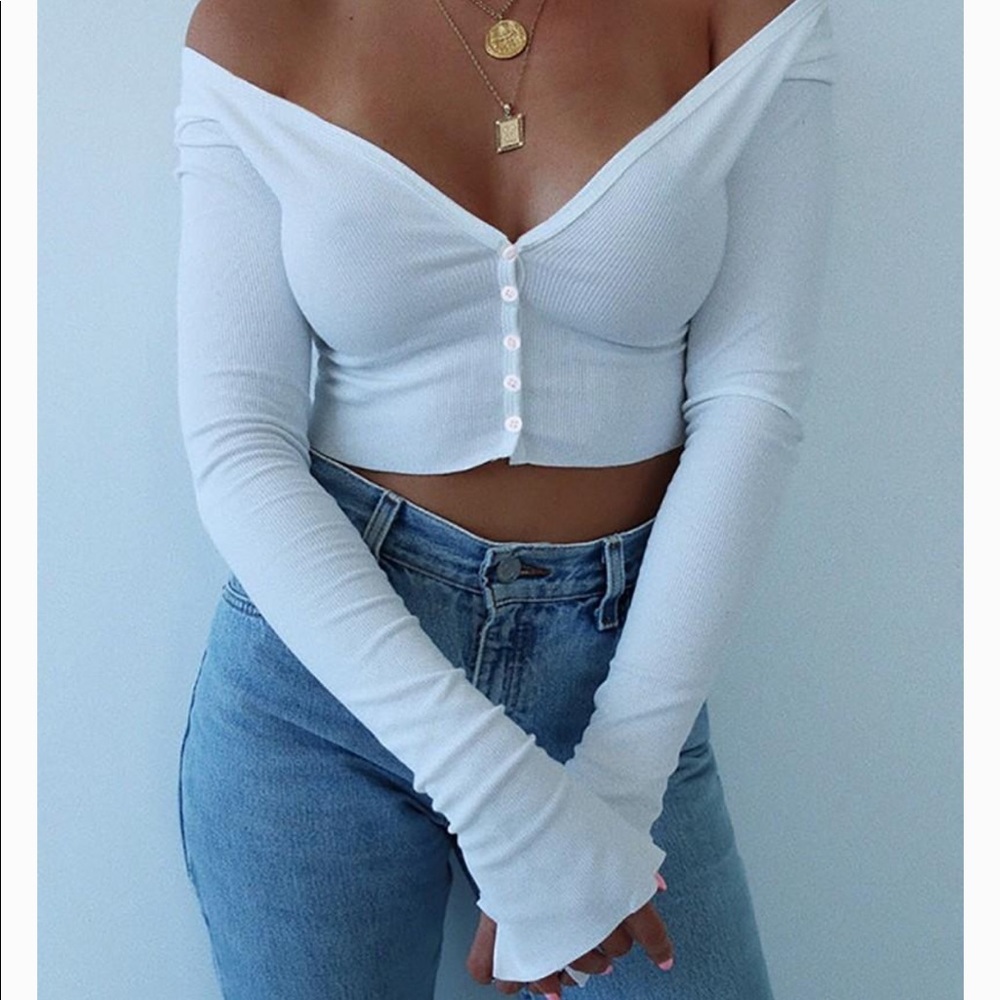 Long Sleeve Crop Top
